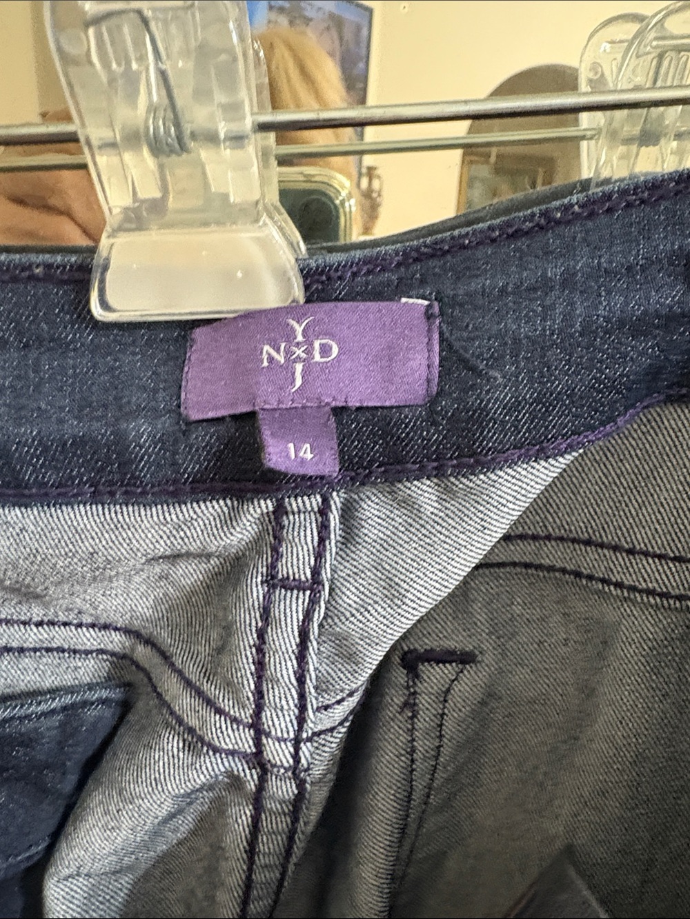 NYDJ Marilyn straight Dark Blue Denim Jeans
